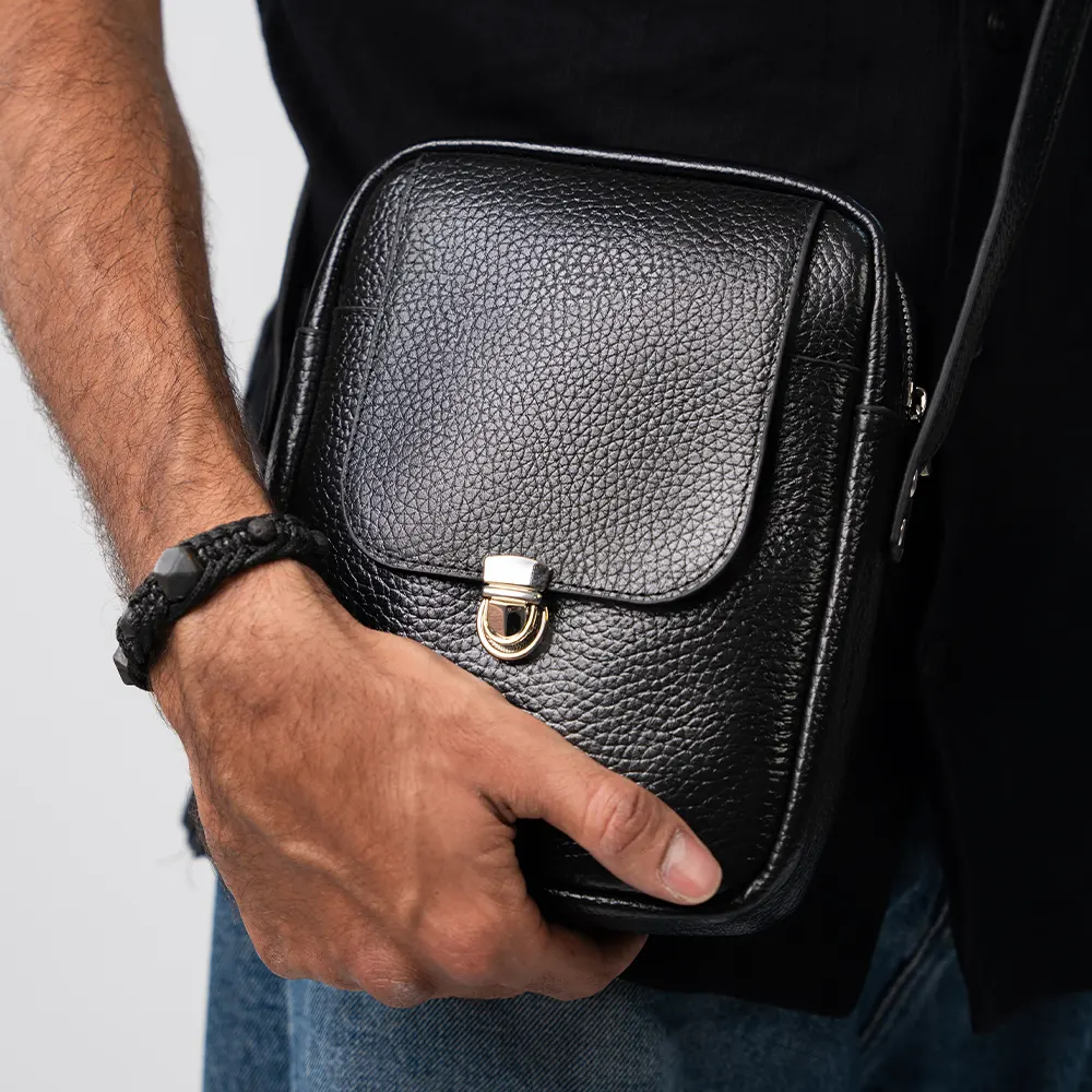 کیف دوشی چرم مردانه
